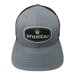 WildEar Patch Snapback Cap Back Mesh Trucker Baseball Hunter Protection Hat Gray